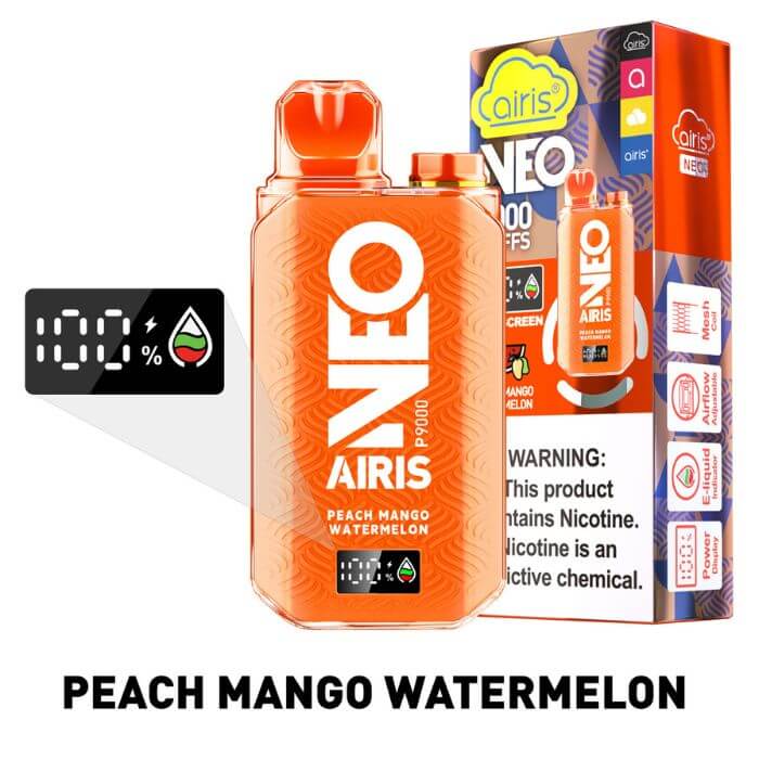 Peach Mango Watermelon Airis NEO P9000 Flavor