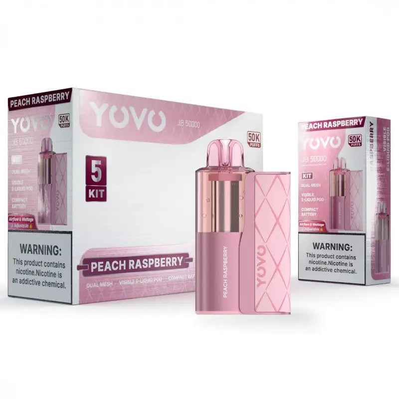 Peach Raspberry YOVO JB50K Flavor
