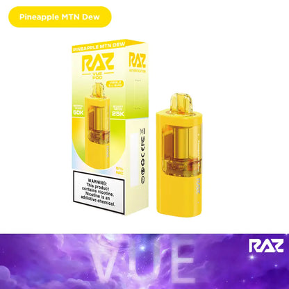 Pineapple MTN Dew RAZ VUE 50K Pod Flavor