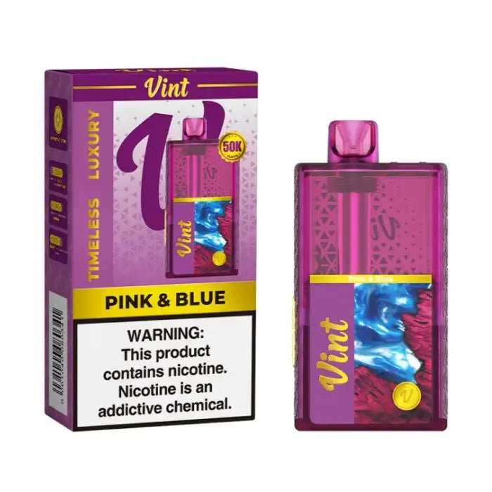 Pink and Blue Vint 50K Vape Flavor