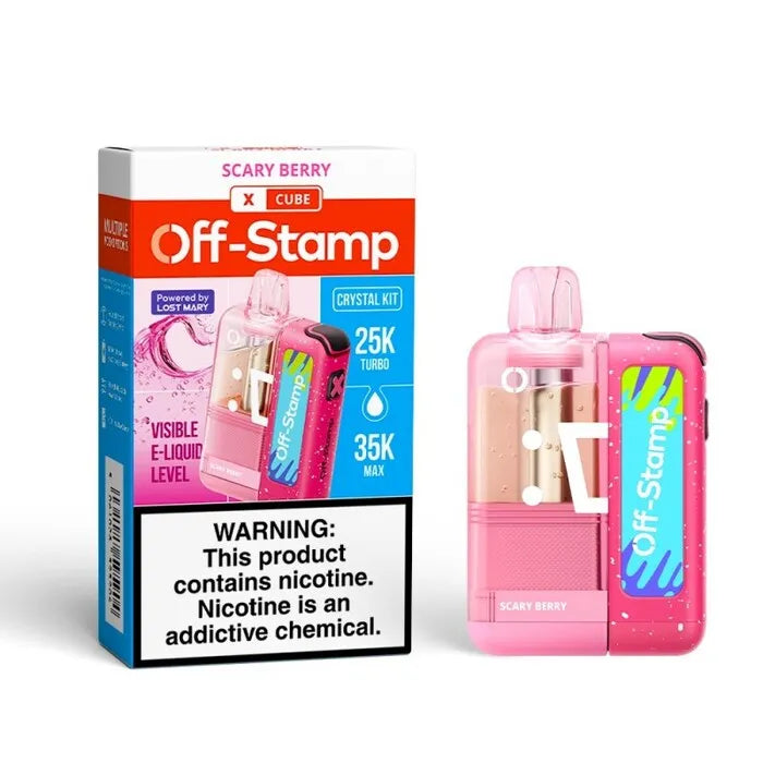Scary Berry Off-Stamp X-Cube Crystal vape kit