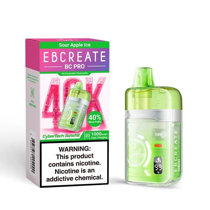 Sour Apple Ice EBCREATE BC Pro 40K Flavor