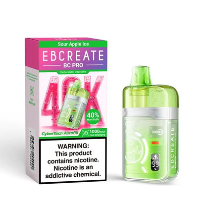 Sour Apple Ice EBCREATE BC Pro 40K Flavor