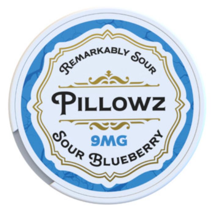 Sour Blueberry 9MG Pillowz Nicotine Pouches Flavor