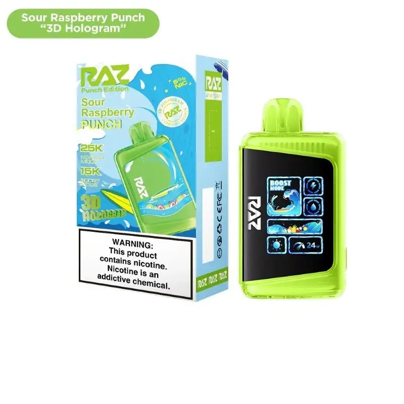 Sour Raspberry Punch RAZ LTX 3D 25k Hologram