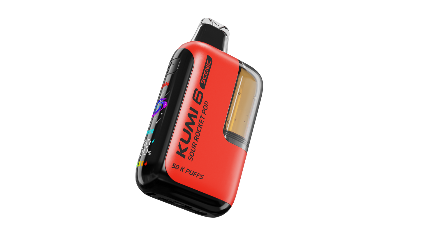 Sour Rocket Pop KUMI 6 Scenic Flavor