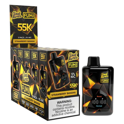 Strawberry Banana FUMI X CLOUD NURDZ 55K Flavor
