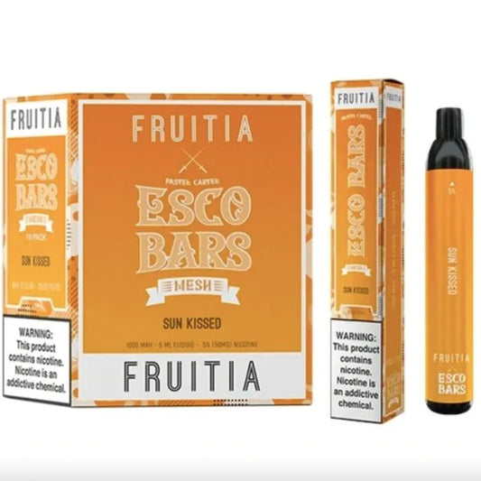 sun-kissed-EscoBarsFruitiaDisposableVapePen-2500Puffs