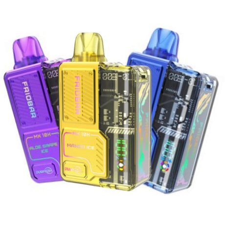 Three FreeMax Friobar MX 10K Disposable Vapes