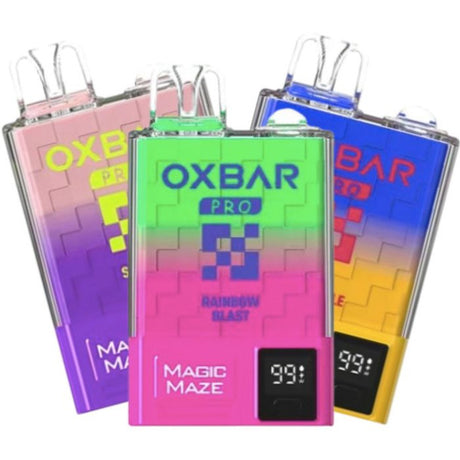 Three OXBar Magic Maze Vape