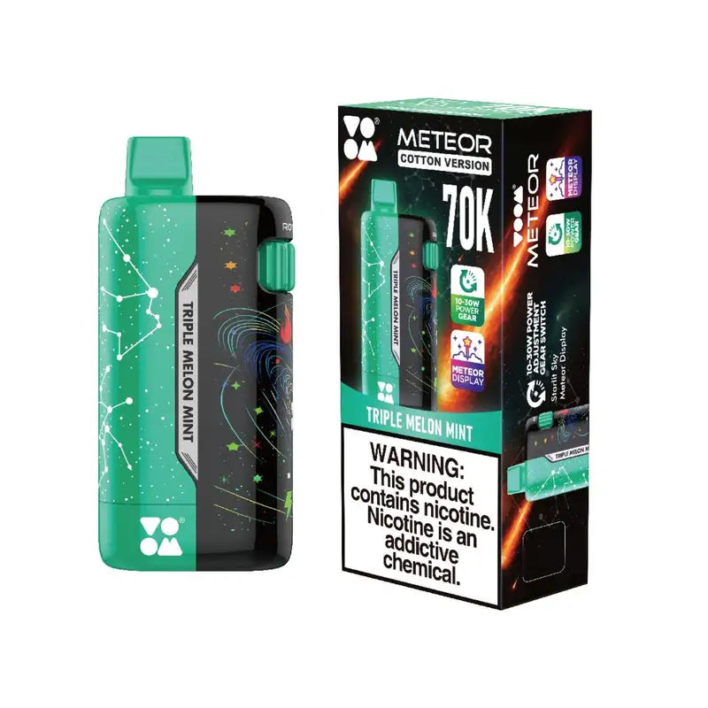 Triple Melon Mint Voom Meteor 70K Flavor