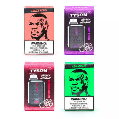 Tyson Heavy Weight Vape Flavors Package 