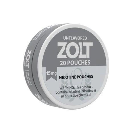 Unflavored ZOLT Nicotine Pouches