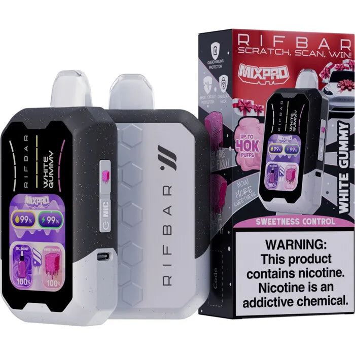 White Gummy Rifbar MixPro Flavor