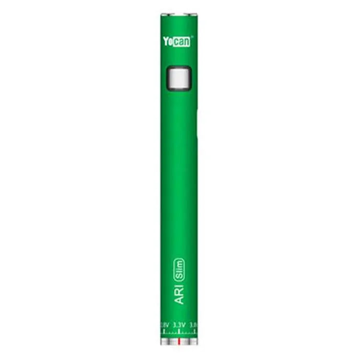 yocan-ari-slim-twist-batteries-green