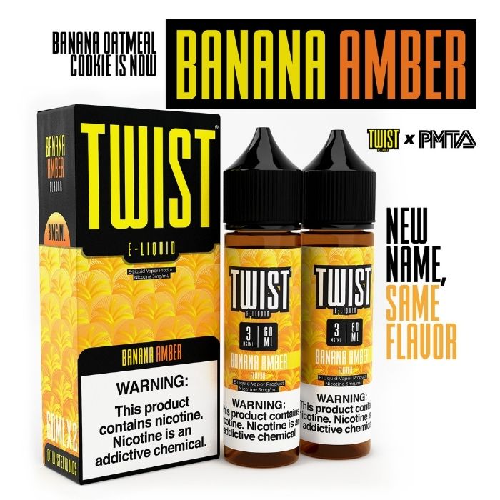 Banana Amber (Banana Oatmeal Cookie) E-Liquid by Twist E-Liquid