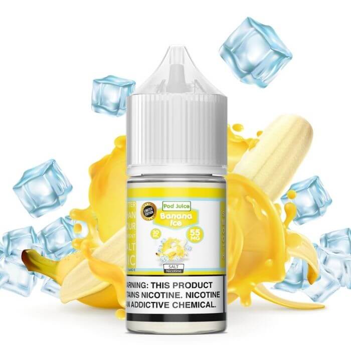 Banana Ice by Pod Juice Nicotine Salt E-Liquid