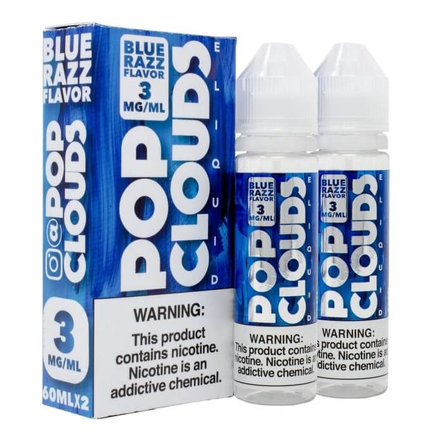 Blue Razz (120ml) by Pop Clouds E-Liquid #1