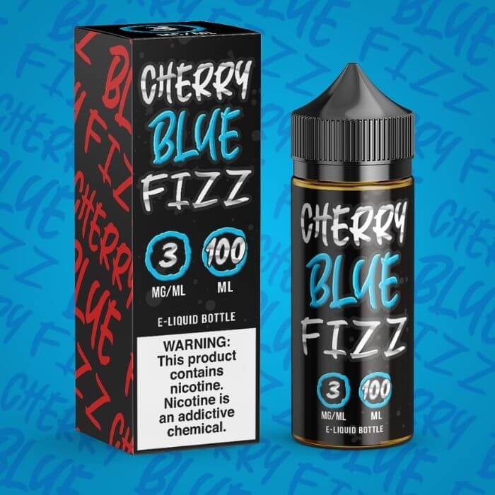 Cherry Blue Fizz E-Liquid by Juice Man USA