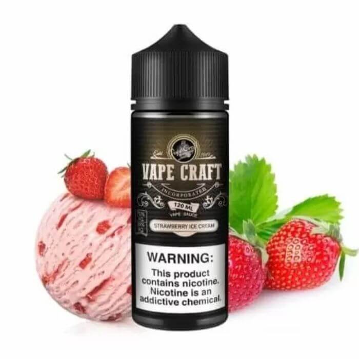 Strawberry Ice Cream E-Liquid by Vape Craft