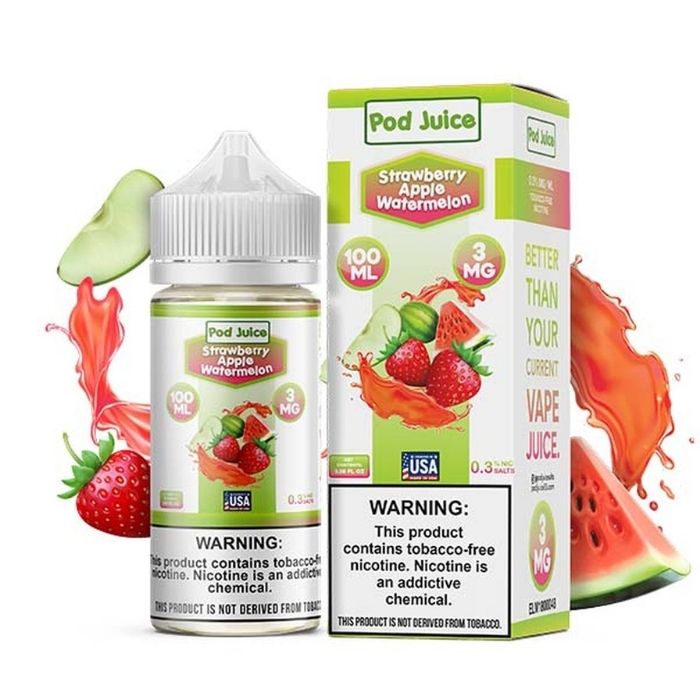 Strawberry Apple Watermelon E-Liquid by Pod Juice