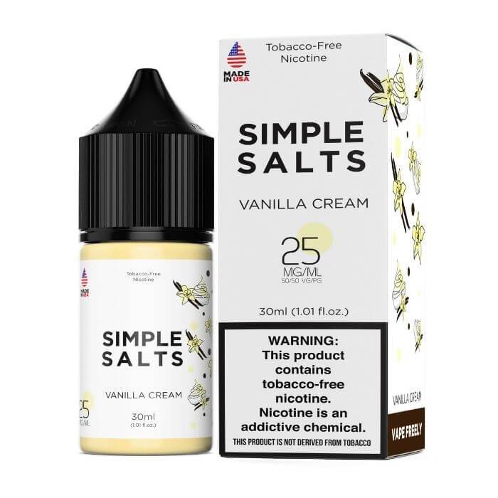 Vanilla Cream Nicotine Salt by Simple Salts