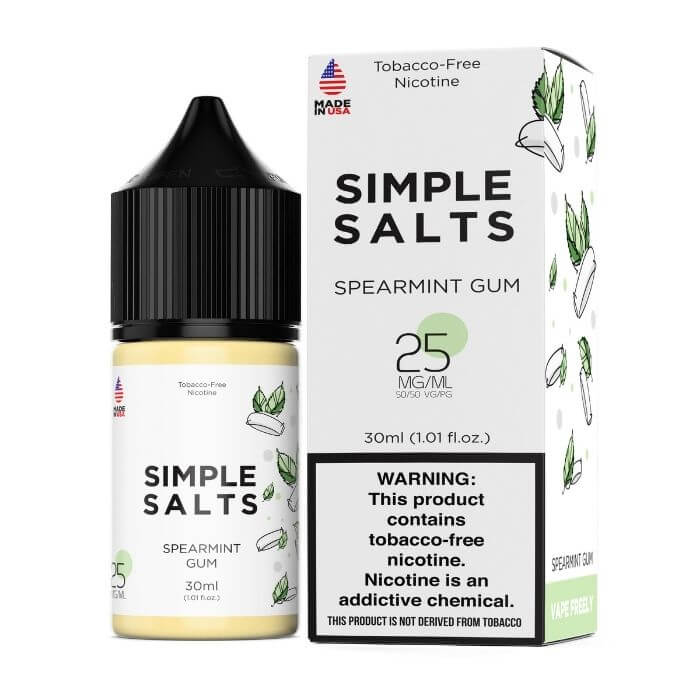 Spearmint Gum Nicotine Salt by Simple Salts
