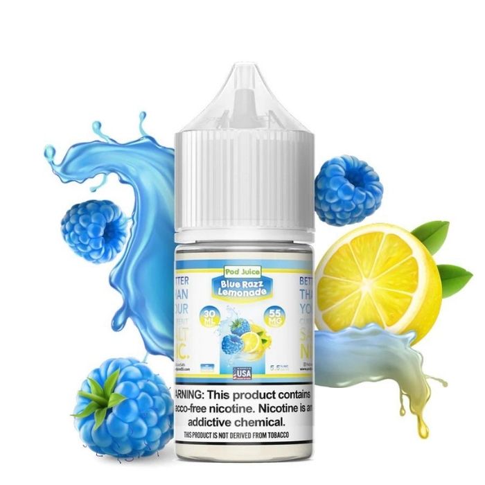 Blue Razz Lemonade Nicotine Salt by Pod Juice
