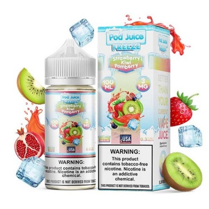 Strawberry Kiwi Pomberry Freeze E-Liquid by Pod Juice