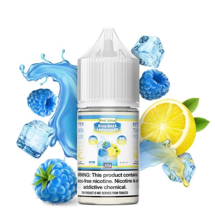 Blue Razz Lemonade Freeze Nicotine Salt by Pod Juice