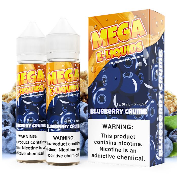 Blueberry Crumb E-Liquid by Mega