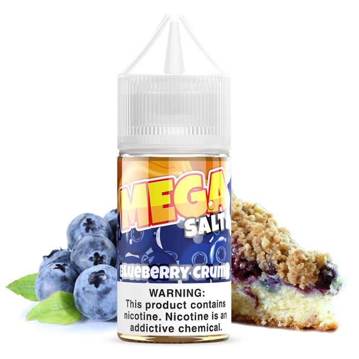 Blueberry Crumb by Mega Nicotine Salt E-Liquids