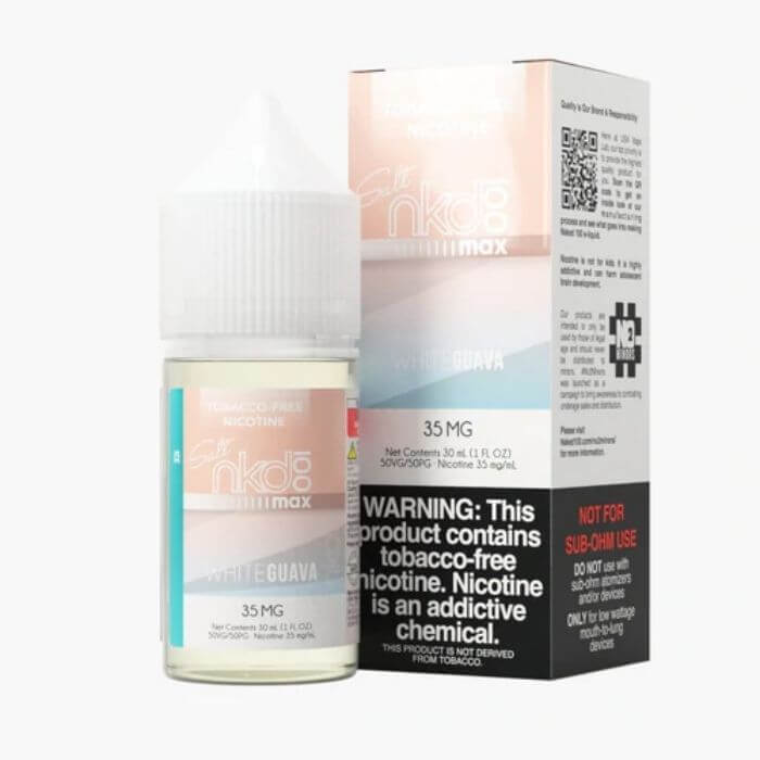 White Guava Ice Nicotine Salt by Naked 100 Max