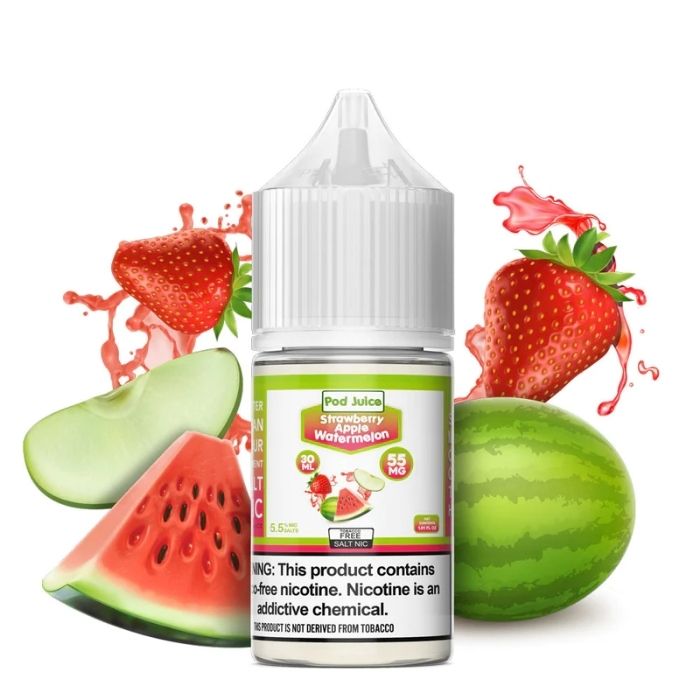 Strawberry Apple Watermelon Nicotine Salt by Pod Juice