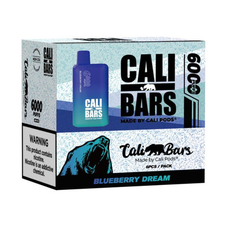 Cali Bars V2 Disposable Vape - 6000 Puffs