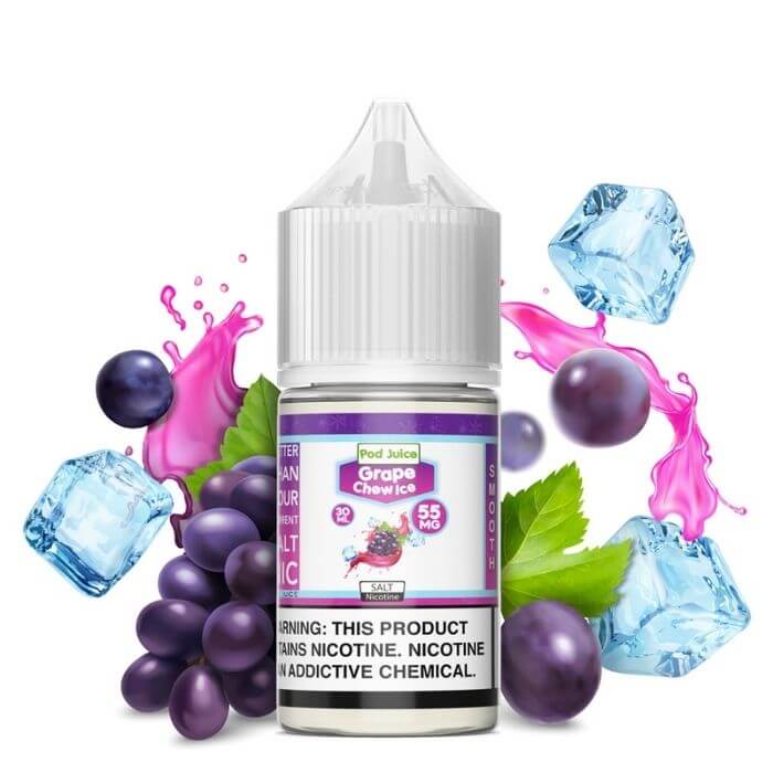 Grape Chew Ice Nicotine Salt by Pod Juice