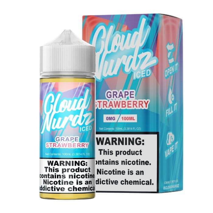 Grape Strawberry Iced E-Liquid by Cloud Nurdz