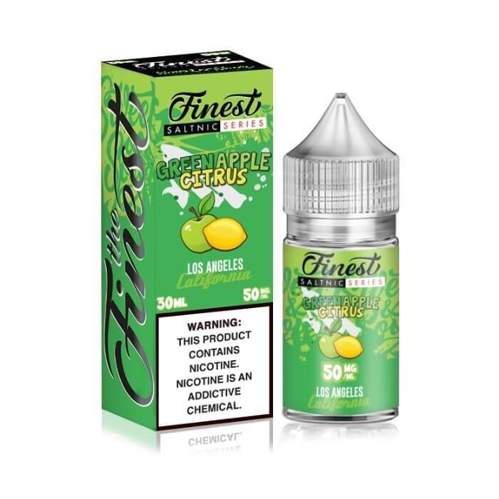 Green Apple Citrus Nicotine Salt by The Finest