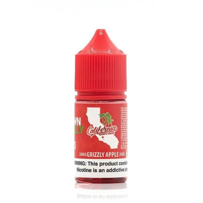 Grizzly Apple Nicotine Salt by California Grown