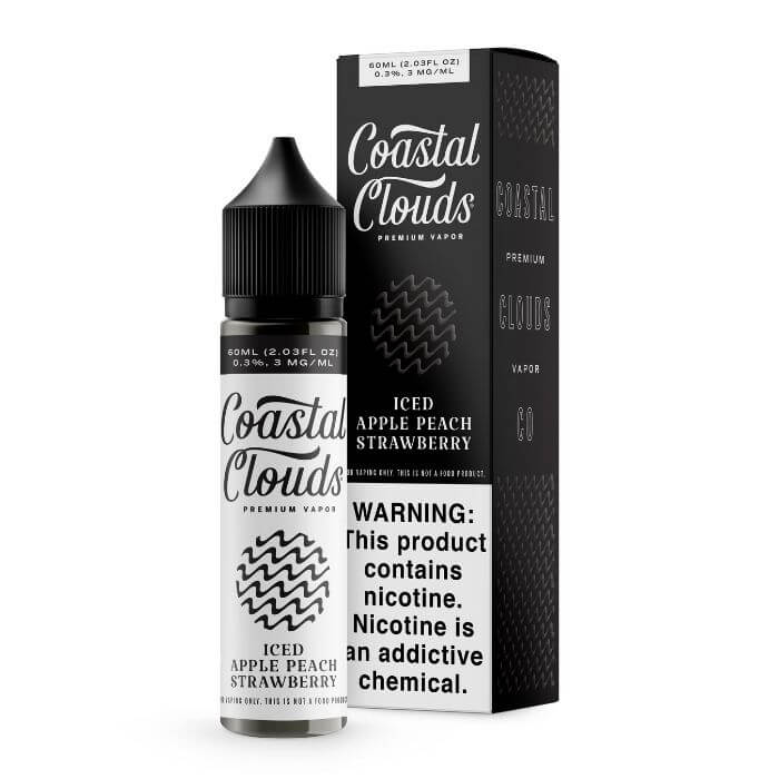 Iced Apple Peach Strawberry Confections by Coastal Clouds eJuice