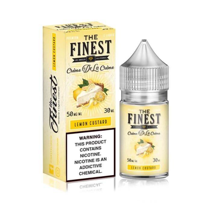 Lemon Custard Nicotine Salt by The Finest