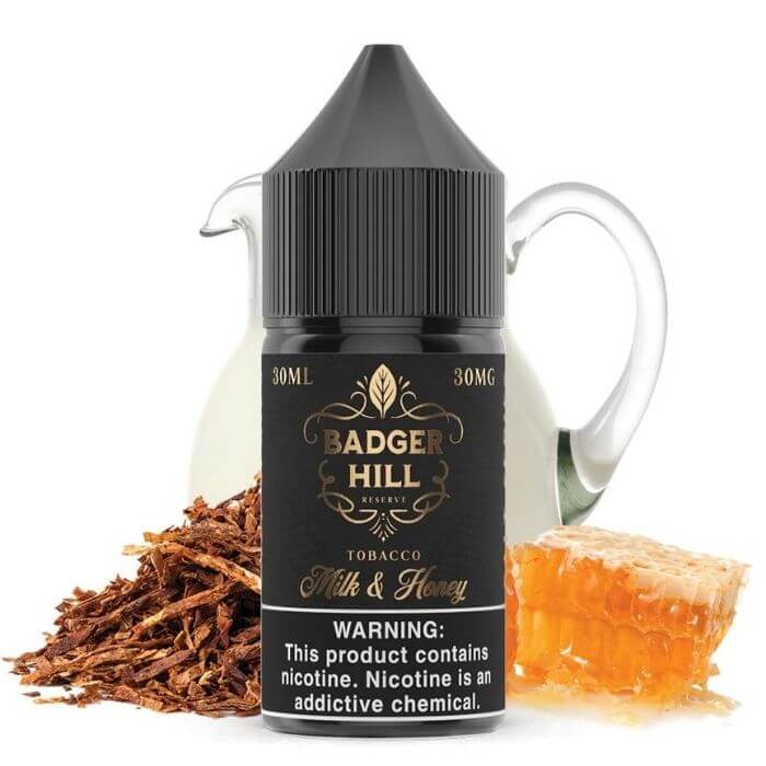 Milk & Honey Nicotine Salt by Badger Hill Reserve