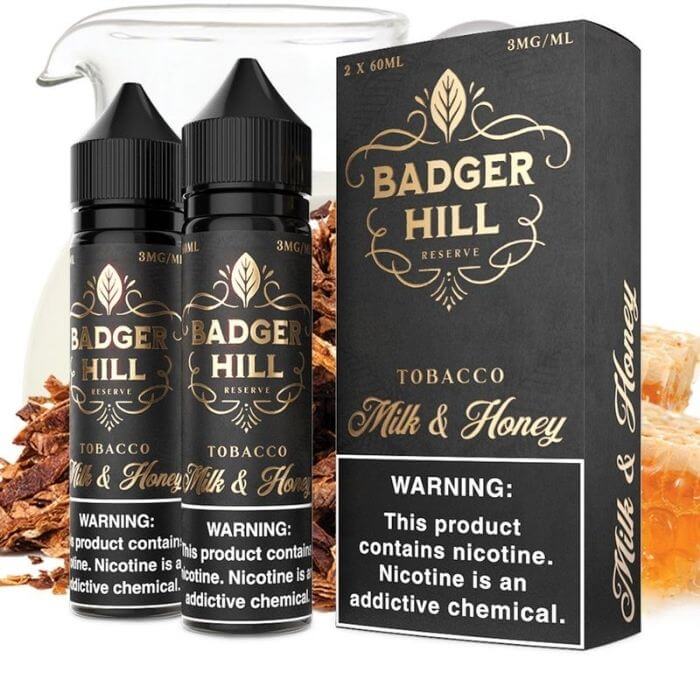 Milk & Honey E-Liquid by Badger Hill Reserve