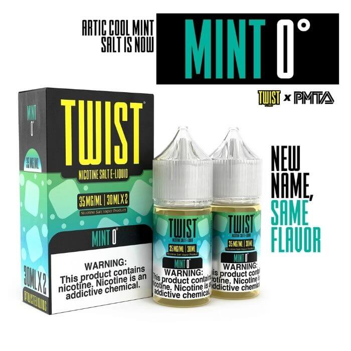 Mint 0° (Arctic Cool Mint) Nicotine Salt by Twist E-Liquids