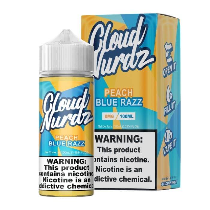 Peach Blue Razz E-Liquid by Cloud Nurdz