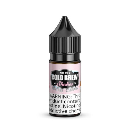 Salted Caramel Salted Blends by Nitro's Cold Brew Shakes Nicotine Salt eJuice #1