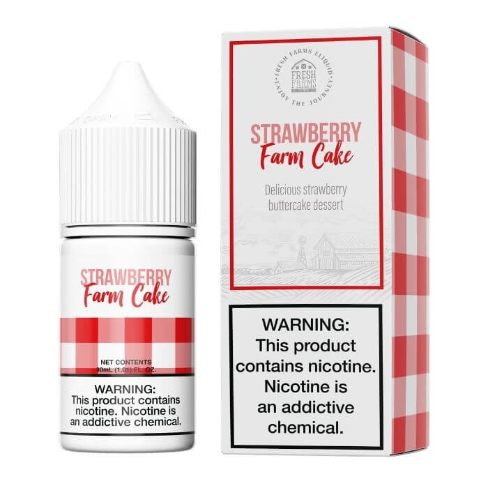 Strawberry Farm Cake Nicotine Salt by Fresh Farms E-Liquid