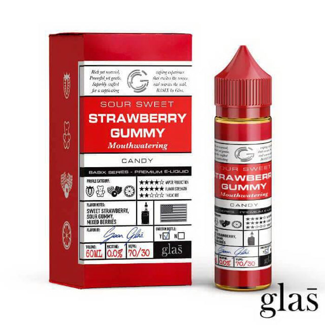Strawberry Gummy by Glas Basix Series E-Liquid #1