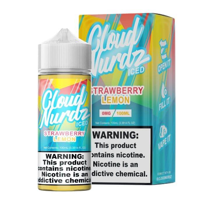 Strawberry Lemon Iced E-Liquid by Cloud Nurdz