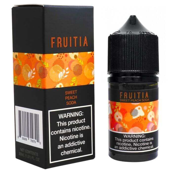 Sweet Peach Nicotine Salt by Fruitia